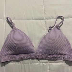 purple bikini top